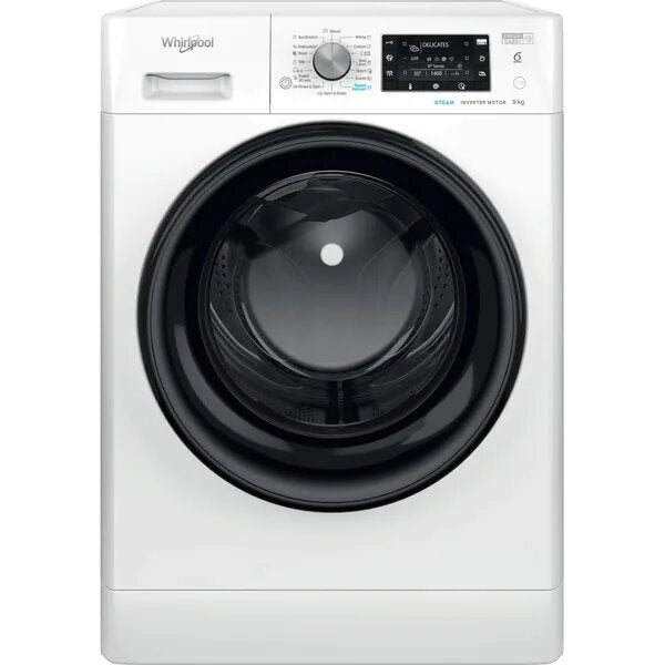 Masina de Spalat Rufe Frontala WHIRLPOOL FFD 9469 BV EE, 6th Sense, 9 kg, 1400rpm, Clasa A, Alb