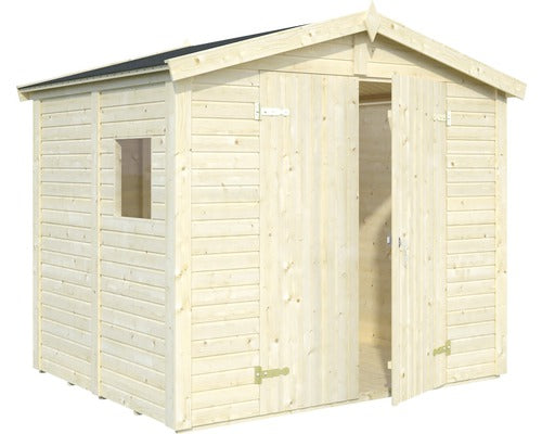 Casuta De Gradina Palmako Dan Cu Podea Lemn 261x210 Cm Natur