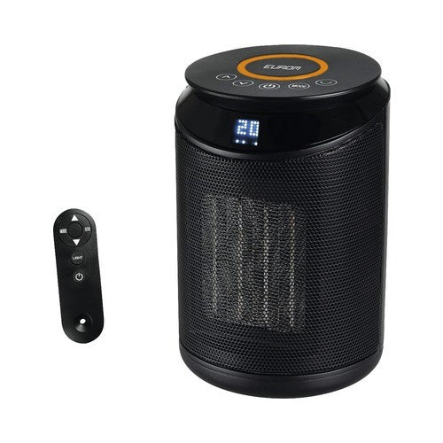 Aeroterma electrica Smart Eurom Hot Shot 2000 W cu WiFi si telecomanda, 3 trepte de putere, termostat, ventilator, negru