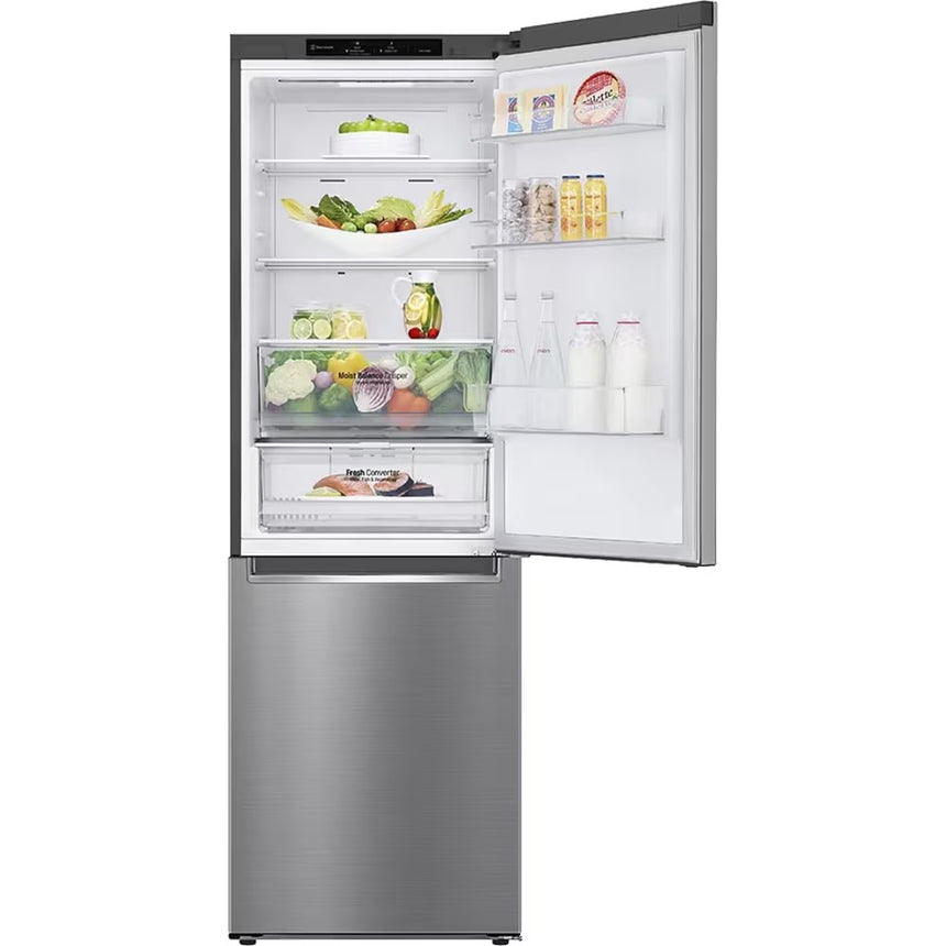 Combina Frigorifica LG GBB61PZGCN1, No Frost, 341 l, H 186 cm, Clasa C, Argintiu