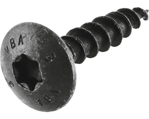 Holsuruburi Cu Cap Bombat Torx Suki 7x40 Mm Otel Zincat Negru, Pachet 50 Bucati