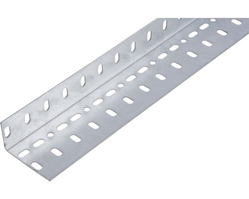 Cornier Metalic Perforat Alberts Conceptor 60x35x1, 5 Mm, Lungime 2m, Argintiu