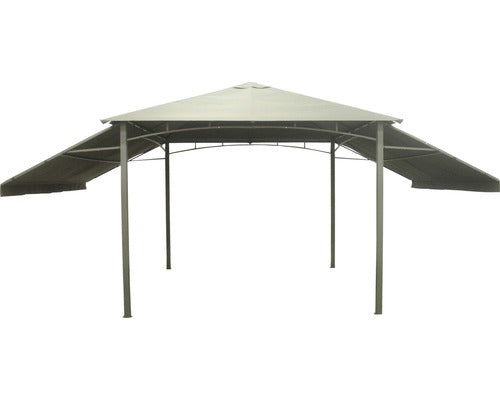Pavilion Gradina Cu Parti Laterale Pliabile Si Cadru Metalic Garden Place 3x3x2, 7 M Poliester Antracit