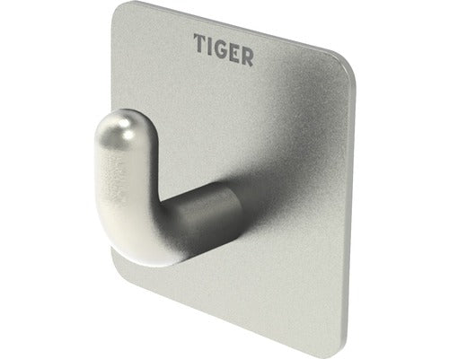 Cuier de baie Pinky, cu 1 agatatoare, montaj prin lipire, inox