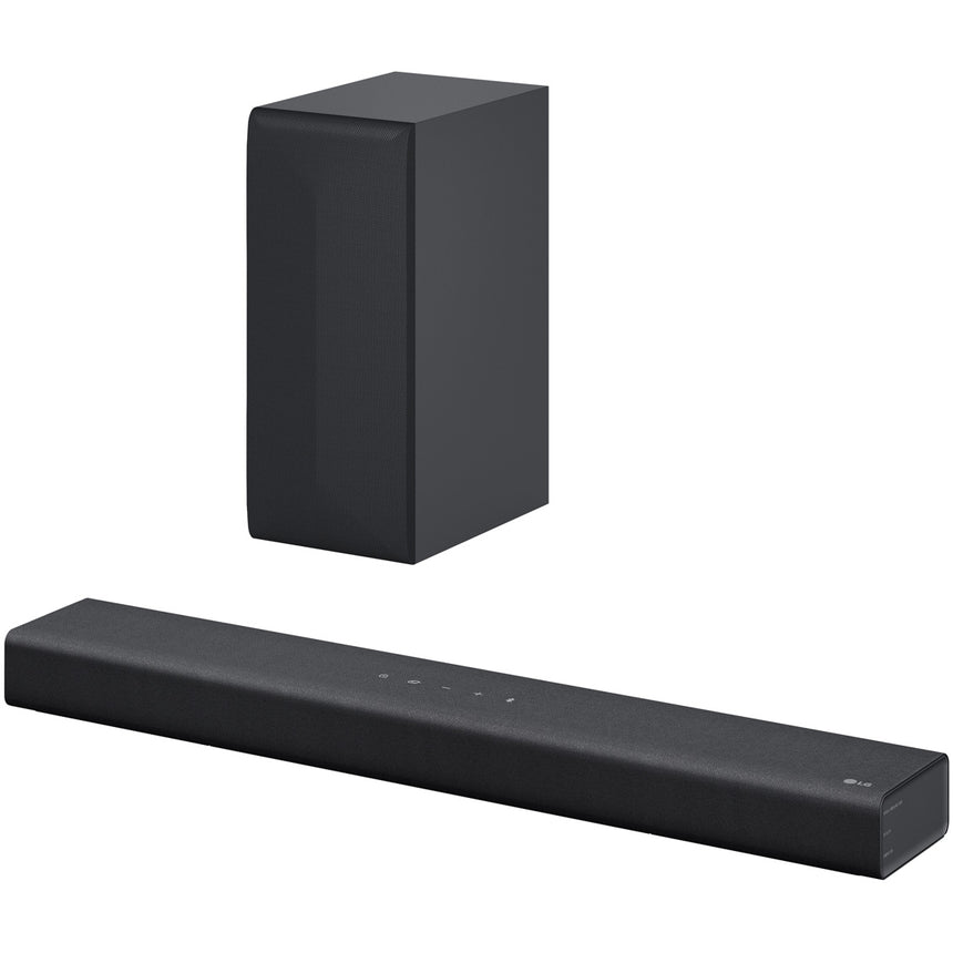 Soundbar LG S60Q, 2.1, 300W, Bluetooth, Dolby Atmos, Subwoofer Wireless, Negru