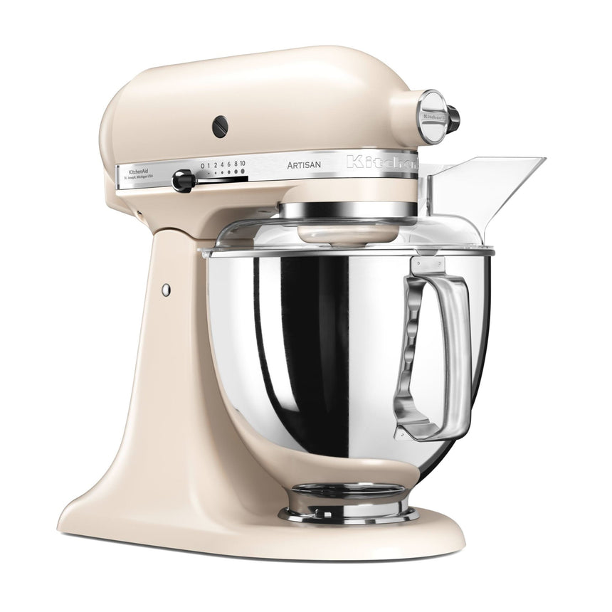 Mixer cu bol KitchenAid Artisan 5KSM175PSEAC, 300W, 4.8L, Almond Cream