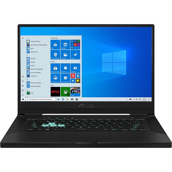 Laptop Gaming ASUS TUF Dash F15 FX516PC-HN008T, Intel Core i5-11300H pana la 4.4GHz, 15.6" Full HD, 8GB, SSD 1TB, NVIDIA GeForce RTX 3050 4GB, Windows 10 Home, Negru