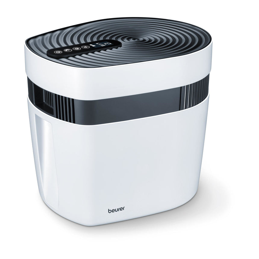 Purificator cu sare de mare, Beurer, MK500, alb, hidratare naturala, brevetat mondial, fara depuneri de sare, mod nocturn