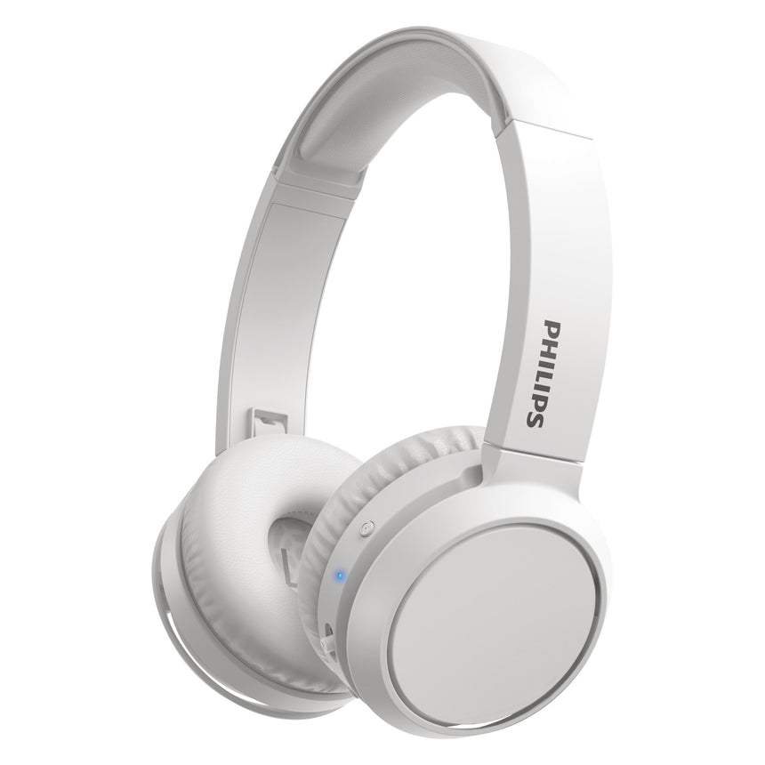 Casti Audio On-Ear Philips, TAH4205WT/00, Bluetooth, Autonomie 29h, Alb
