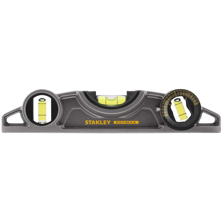 Nivela Magnetica Torpedo Fatmax Pro, 3 fiole, bula reglabila, corp aluminiu, 25 cm