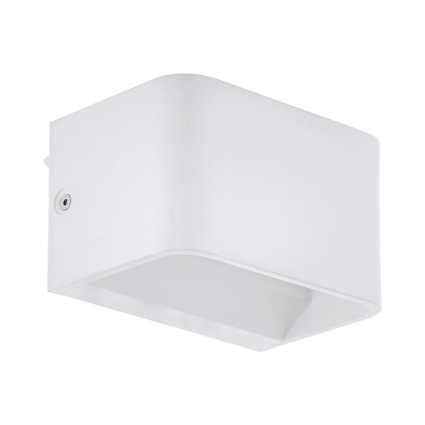 Aplica SANIA 4, EGLO, LED, 6W, 600 lm, lumina calda, aluminiu, alb, 13 x 8 x 9 cm, A++