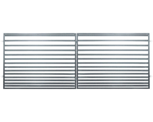 Poarta Metalica Dubla Polbram Tulisa 400x150 Cm Antracit