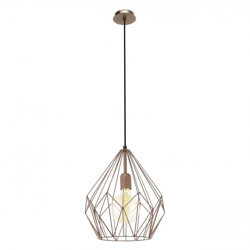 Pendul vintage EGLO CARLTON 49258, E27 1x60W, Ø310mm