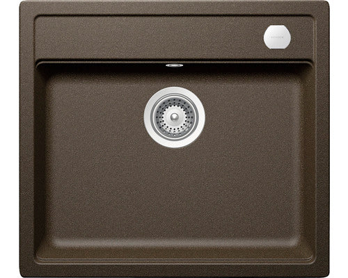 Chiuveta Bucatarie Cu O Cuva Schock Mono N-100 57x51 Cm, Fara Picurator, Cristadur Bronze