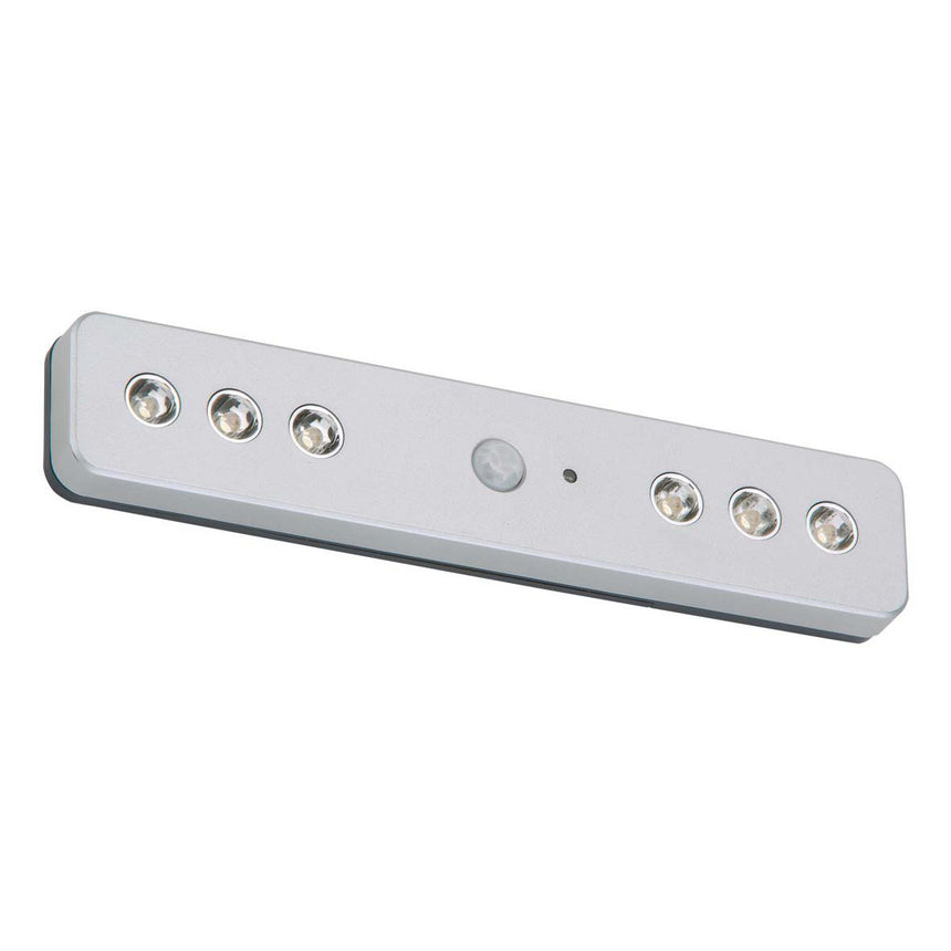Aplica LED cu senzor de miscare si de lumina, Briloner, 6xLED/0,08W 5 lm, lumina rece 6500K, IP20