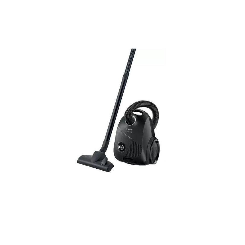 Aspirator cu Sac Bosch Serie 2 BGLS2BA1, 3.5 L, 600 W, 80 dB, Filtru igienic, Tub telescopic, Perie tapiterie, Maner ergonomic, Negru