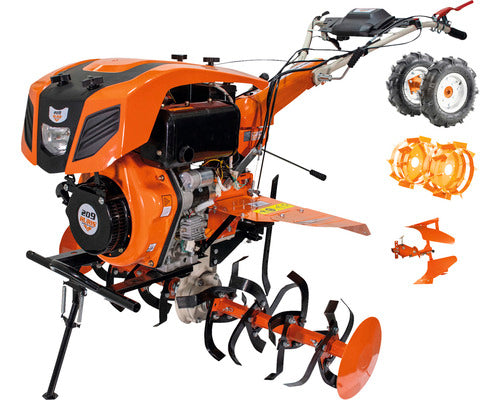 Motosapa Diesel Ruris 209 3 Viteze 7, 4 Kw, Accesorii Incluse