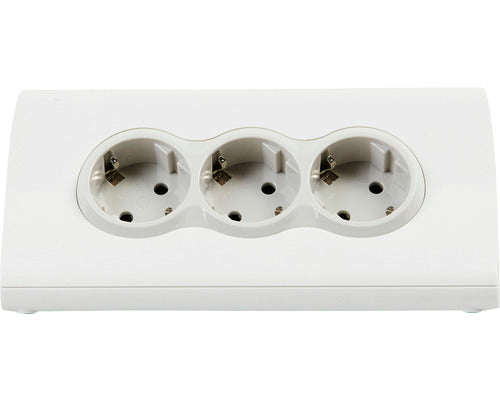 Prelungitor pentru birou Legrand L694810, cu priza 10A, 2xUSB tip A 2.4A, 3 prize, sectiune cablu 3x1.5mm, cablu 1.5m, Alb