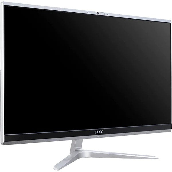Sistem PC All in One ACER Aspire C24-1651, Intel Core i5-1135G7 pana la 4.2GHz, 23.8" Full HD Touch, 8GB, SSD 512GB, NVIDIA GeForce MX450 2GB, Windows 10 Home, Argintiu