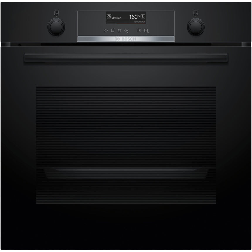 Cuptor incorporabil Bosch HBG539EB3, 71 L, Electric, Multifunctional, Grill, Air Fry, Soft close, 14 functii, AutoPilot40, Autocuratare EcoClean + hidrolitica, Clasa A+, Negru