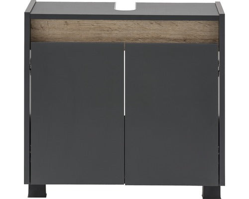Baza Lavoar Cosmo WBU570, 2 Usi, PAL, 56,9 cm, Antracit Perlat