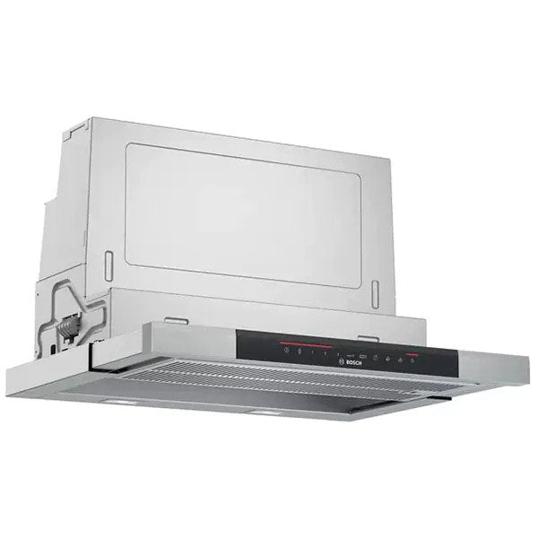 Hota incorporabila Bosch Seria 8 DFS067K51, 5 trepte de putere, Putere de absorbtie 717 mc/h, 60 cm, inox
