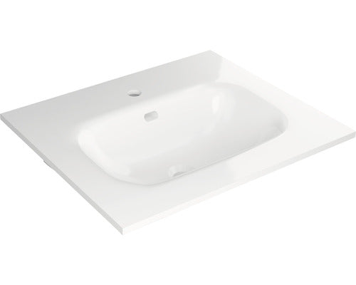 Lavoar ceramica Jungborn Sedici 61 cm alb lucios