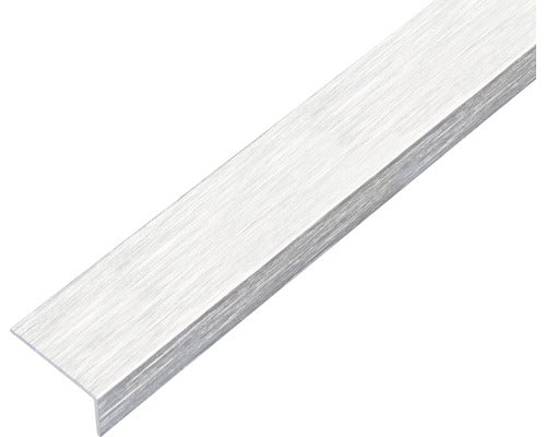 Cornier Aluminiu Alberts 25x15x1, 5 Mm, Lungime 1m, Autoadeziv, Nuanta Otel Inoxidabil