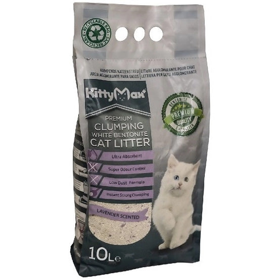 Asternut igienic pentru pisici Kittymax Lavanda, 10L