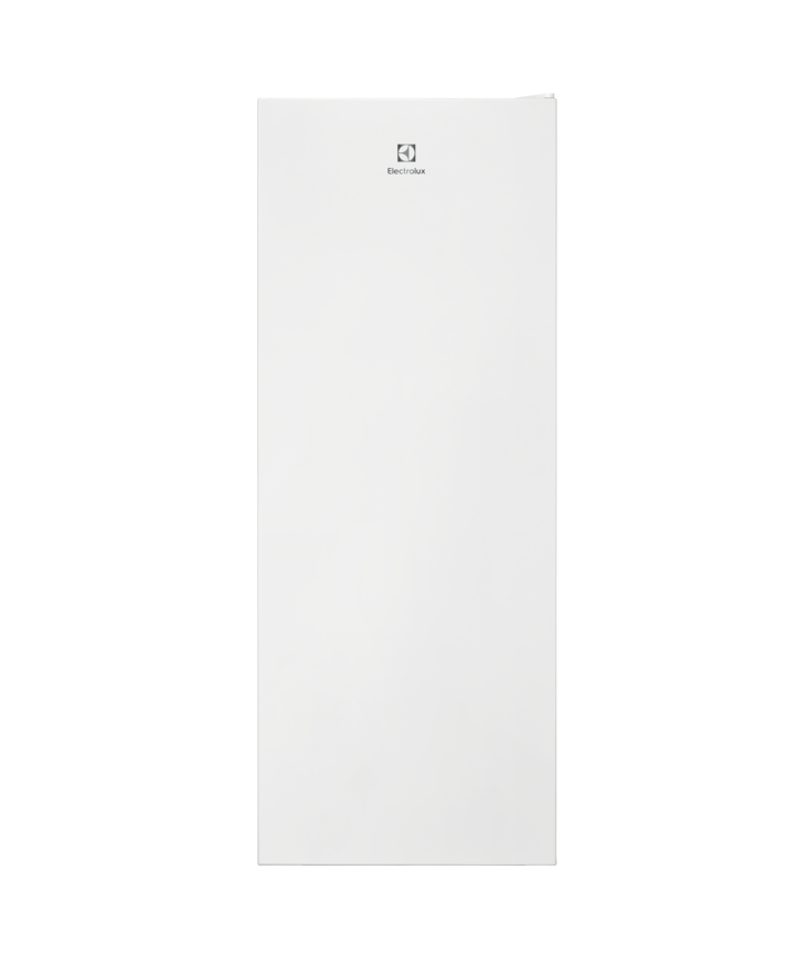 Frigider cu o usa Electrolux LRB1DE33W, 309 l, Clasa E, Control electronic, Iluminare LED, Ventilator, Usa reversibila, H 155 cm, Alb