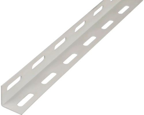 Cornier Metalic Perforat Alberts 27x27x1, 5 Mm, Lungime 1m, Alb