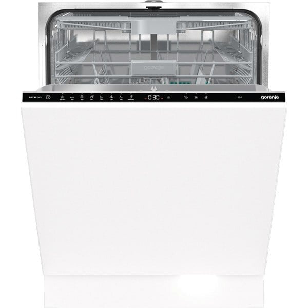 Masina de Spalat Vase Incorporabila GORENJE GV673C60, 16 seturi, 7 programe, 60 cm, Clasa C, Panou Comanda Negru