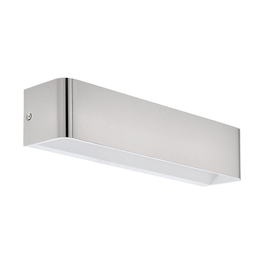 Aplica SANIA 4, EGLO, LED, 12W, 1400 lm, lumina calda, aluminiu, nichel satinat, 36.5 x 8 x 9 cm, A+