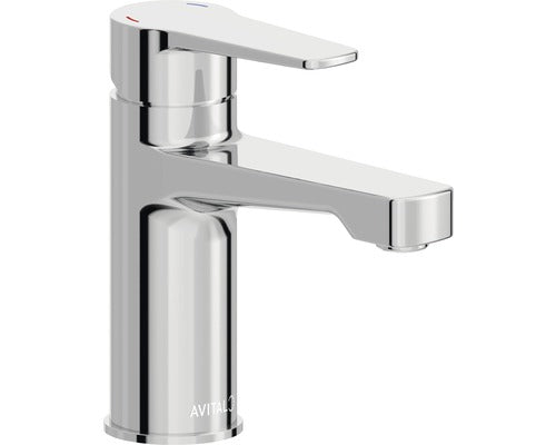 Baterie lavoar monocomanda Tay, cartus ceramic 25 mm, ventil click-clack, crom