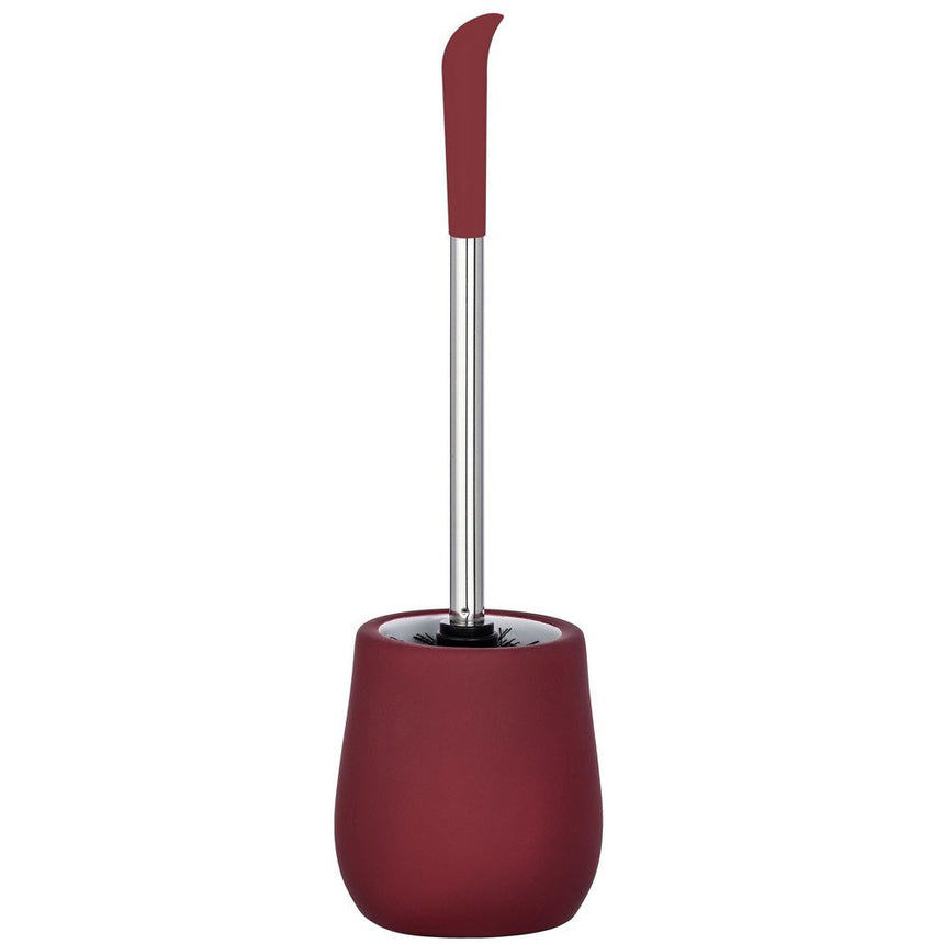 Perie de toaleta cu recipient din ceramica, set de toaleta SYDNEY cu strat antiderapant - WENKO