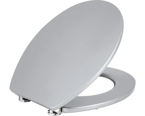 Capac WC Form & Style gri metalic MDF