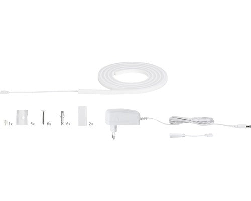 Banda LED MaxLED Flow 1,5m 21W, lumina calda, protectie la umiditate IP67, include alimentator