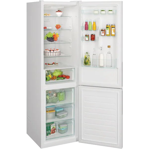 Combina frigorifica Candy CCE4T620EW, 377 l, Total No Frost Circle+, WiFi/ hOn app, SuperCooling, SuperFreezing, Clasa E, H 200 cm , Alb