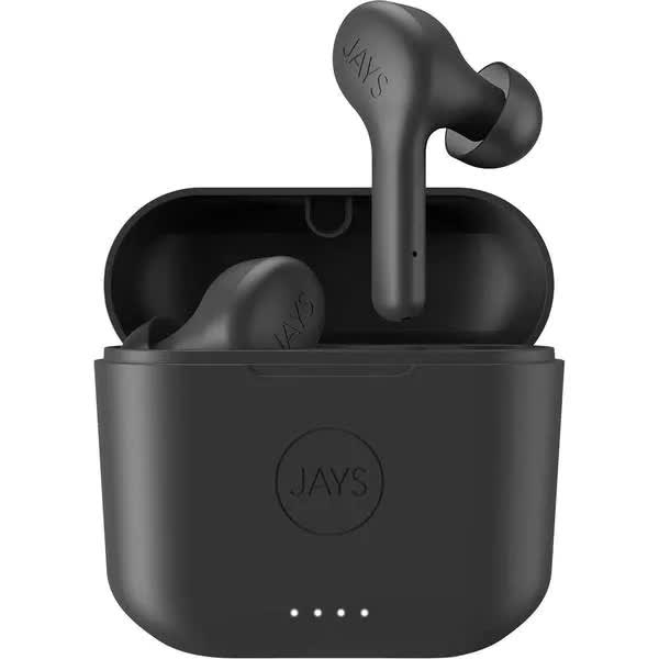 Casti JAYS f-Five, True Wireless, Bluetooth, In-Ear, Microfon, Negru