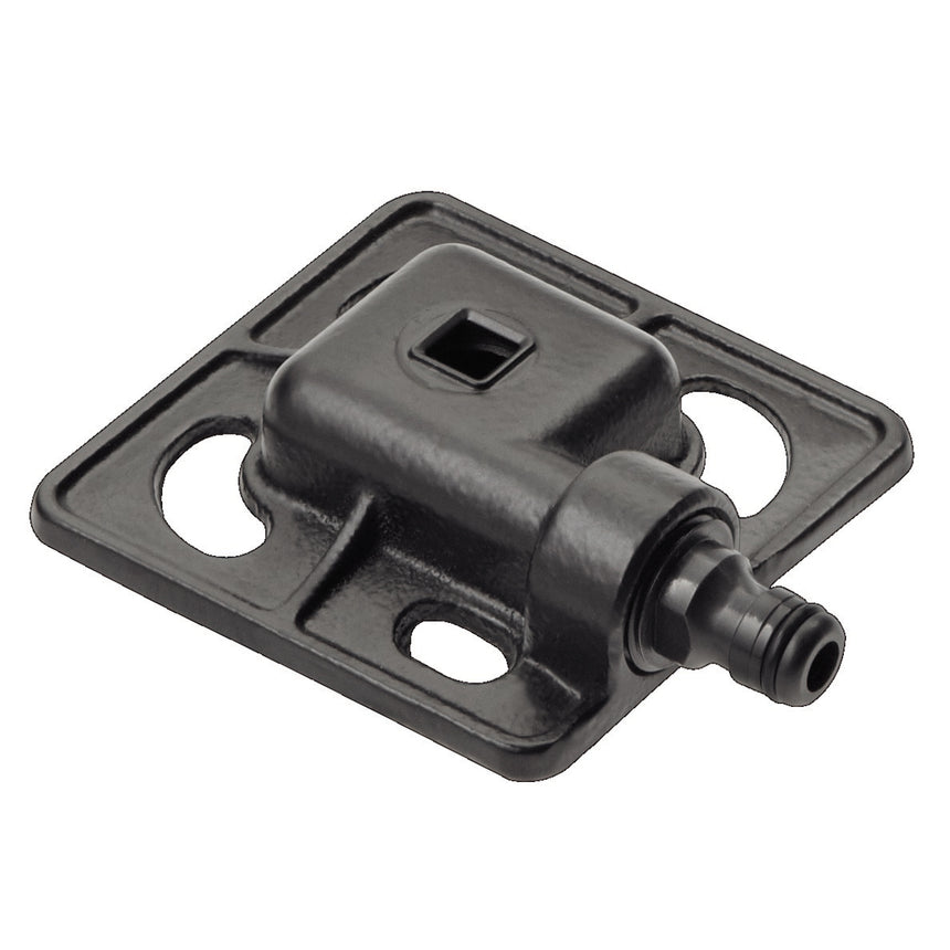 Aspersor universal stationar patrat Fiskars 1023664, corp din metal, rezistent la rugina
