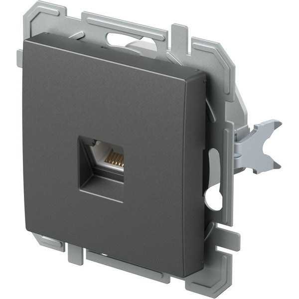 Priza date CAT5e KS RJ45 8/8, antracit, fara rama