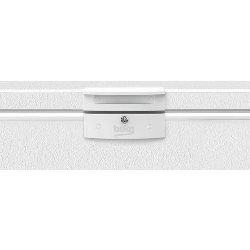 Lada frigorifica Beko HSM29540, 298 l, Clasa E, Conditii extreme, Yala, Alb