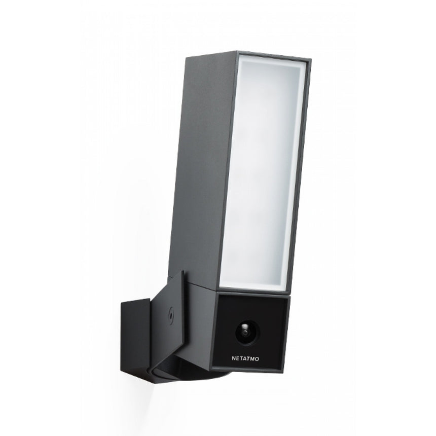 Camera supraveghere, NETATMO, Exterior, Cu sirena, Negru