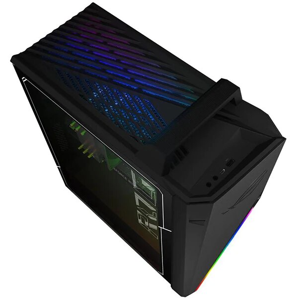 Sistem Desktop Gaming ASUS ROG Strix GA15 G15DK-R5800X2400, AMD Ryzen 7 5800X pana la 4.7GHz, 16GB, 1TB + SSD 1TB, NVIDIA GeForce RTX 3060 12GB, Free DOS, Negru