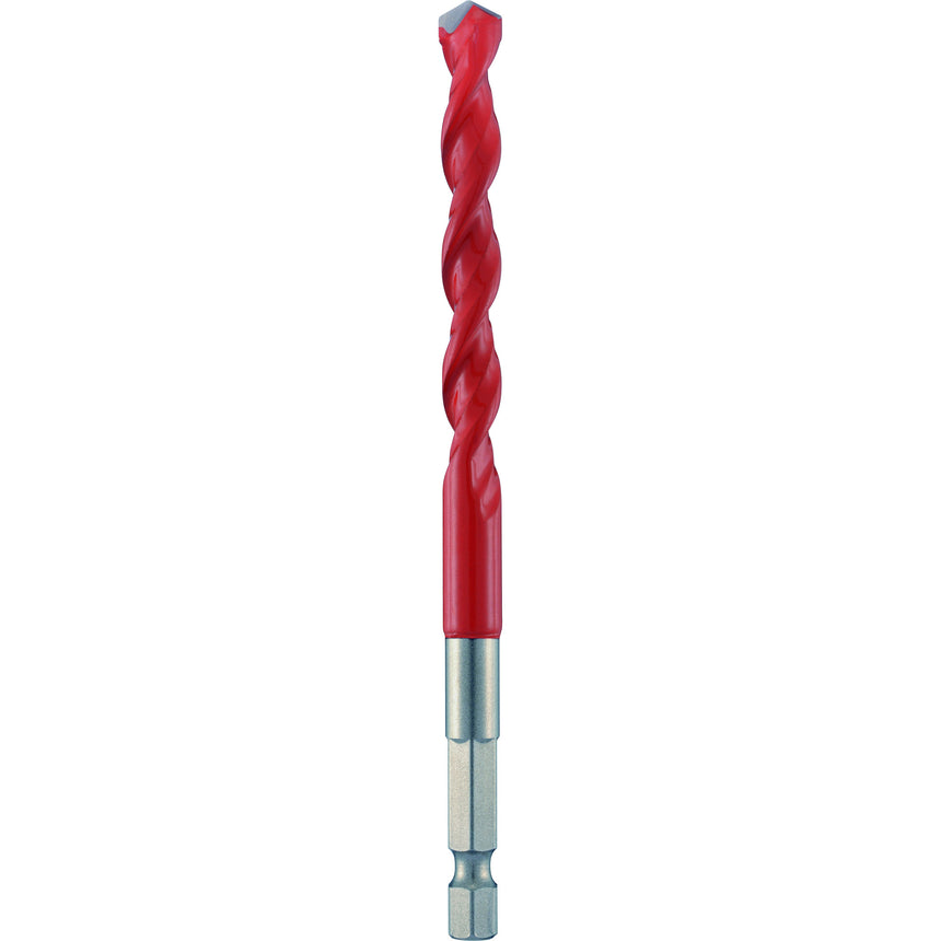 Burghiu universal MultiCut, Alpen, fixare 1/4", 4x100mm, rosu,argintiu