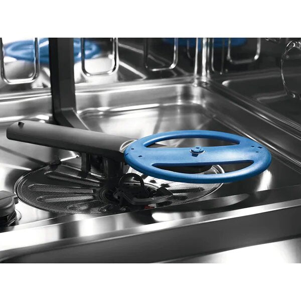 Masina de spalat vase incorporabila Electrolux EEC87315L, 14 seturi, 8 programe, Clasa D, Motor Inverter, MaxiFlex, AirDry, QuickSelect, Brat SatelliteClean, Iluminare interioara, Time Beam, 60 cm