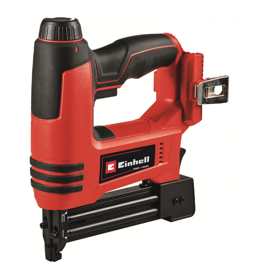Capsator pe acumulator Einhell TE-CN 18 Li - Solo, 18 V, tehnologia PXC, 300 de cuie (32 mm), 300 de capse (19 mm), 20 capse/min, fara acumulator/incarcator