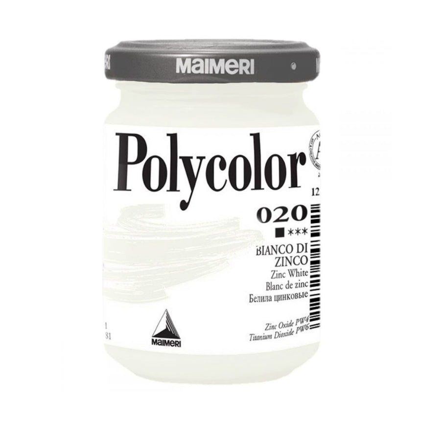 Culoare vinilica Polycolor Maimeri - Zinc White - 140 ml