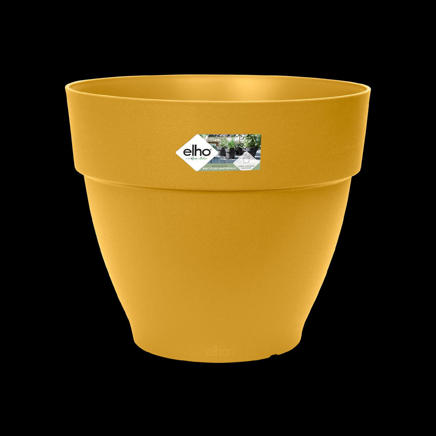 Ghiveci Vibia Campana 35 cm rotund, culoare galben