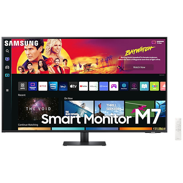 Monitor LED VA Samsung 43", 4K UHD, HDMI, Bluetooth, Wireless Display, Vesa, Negru